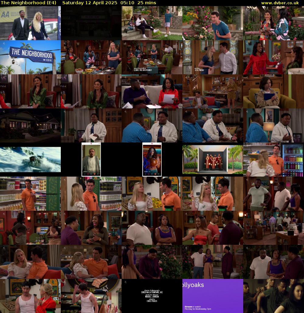 The Neighborhood (E4) Saturday 12 April 2025 05:10 - 05:35