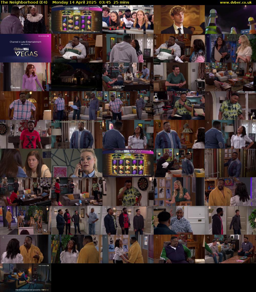 The Neighborhood (E4) Monday 14 April 2025 03:45 - 04:10
