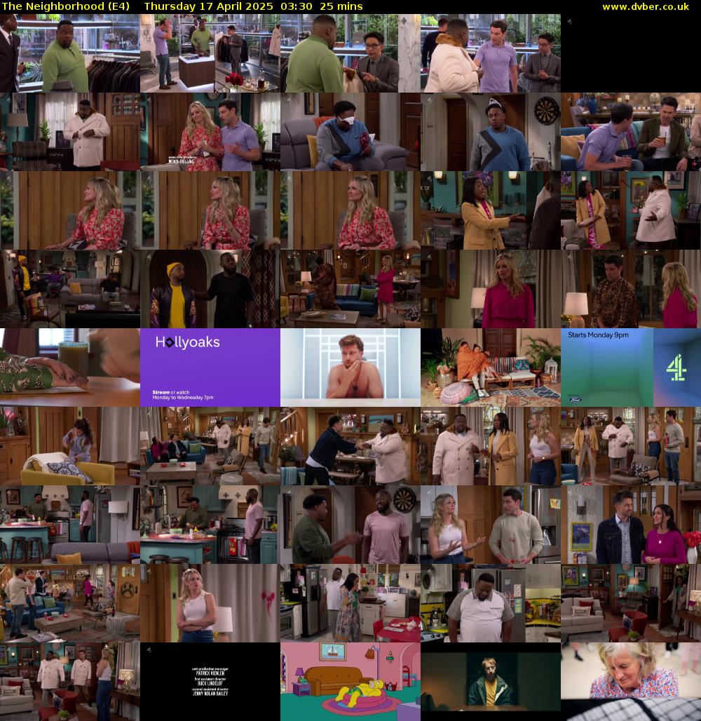 The Neighborhood (E4) Thursday 17 April 2025 03:30 - 03:55