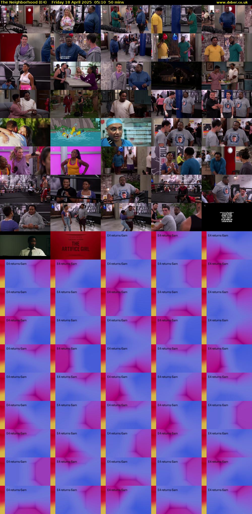 The Neighborhood (E4) Friday 18 April 2025 05:10 - 06:00