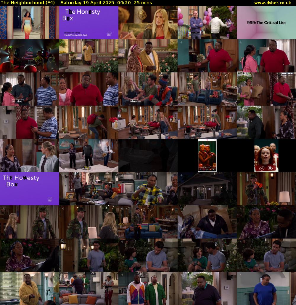 The Neighborhood (E4) Saturday 19 April 2025 04:20 - 04:45