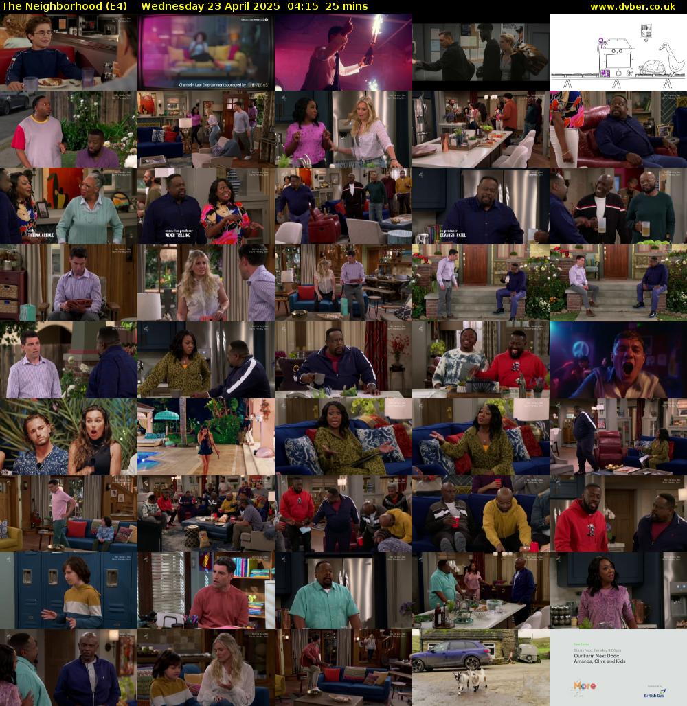 The Neighborhood (E4) Wednesday 23 April 2025 04:15 - 04:40