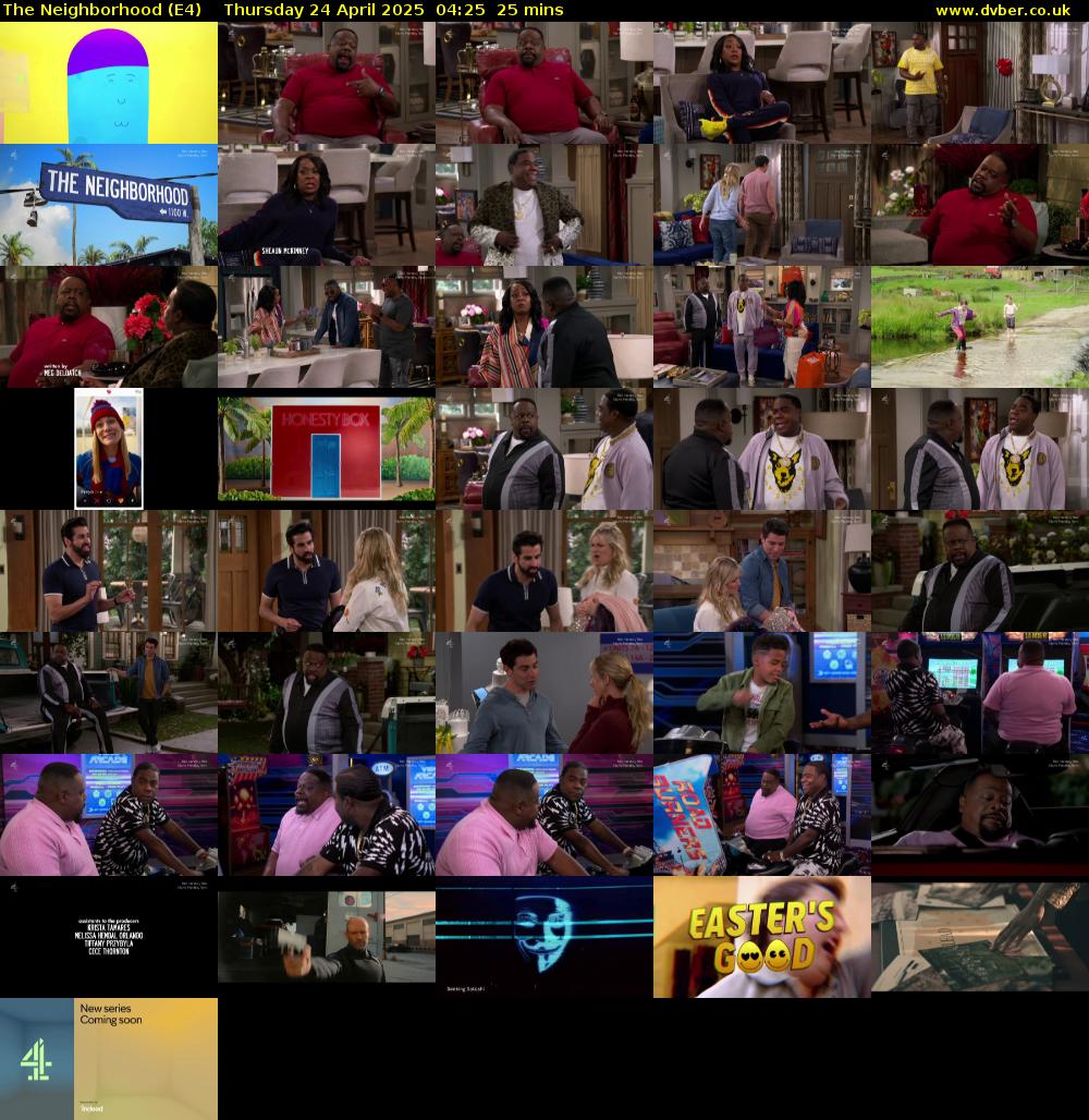 The Neighborhood (E4) Thursday 24 April 2025 04:25 - 04:50
