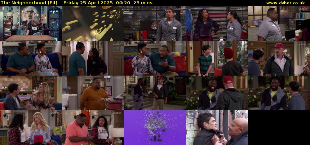 The Neighborhood (E4) Friday 25 April 2025 04:20 - 04:45