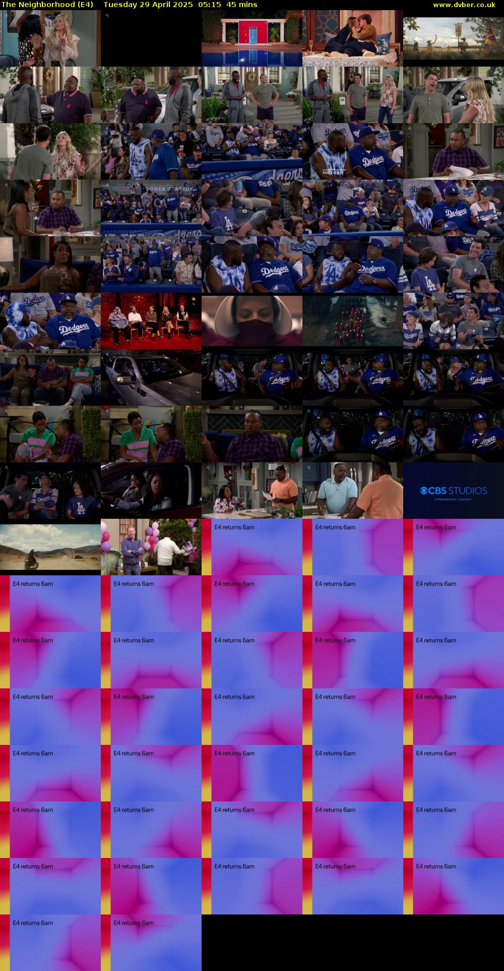 The Neighborhood (E4) Tuesday 29 April 2025 05:15 - 06:00