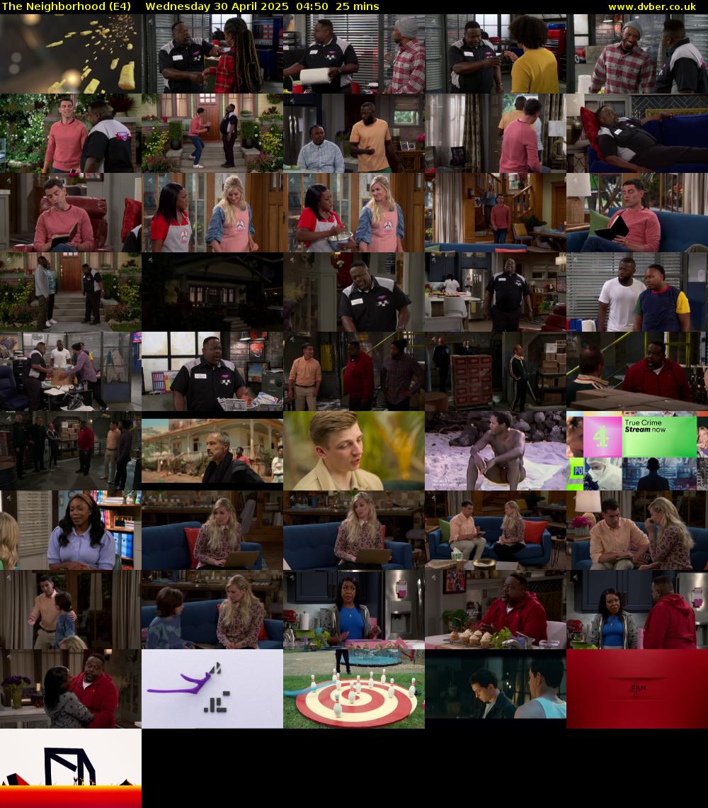 The Neighborhood (E4) Wednesday 30 April 2025 04:50 - 05:15
