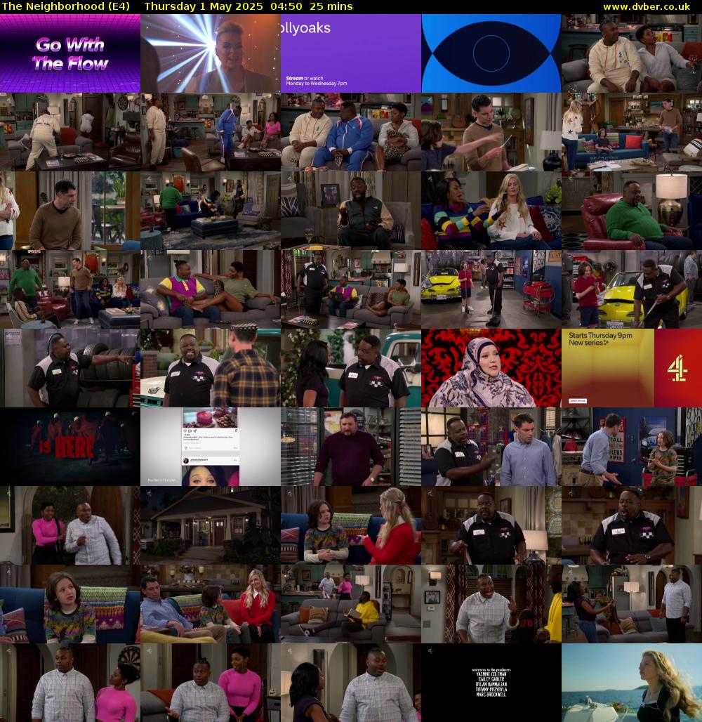The Neighborhood (E4) Thursday 1 May 2025 04:50 - 05:15