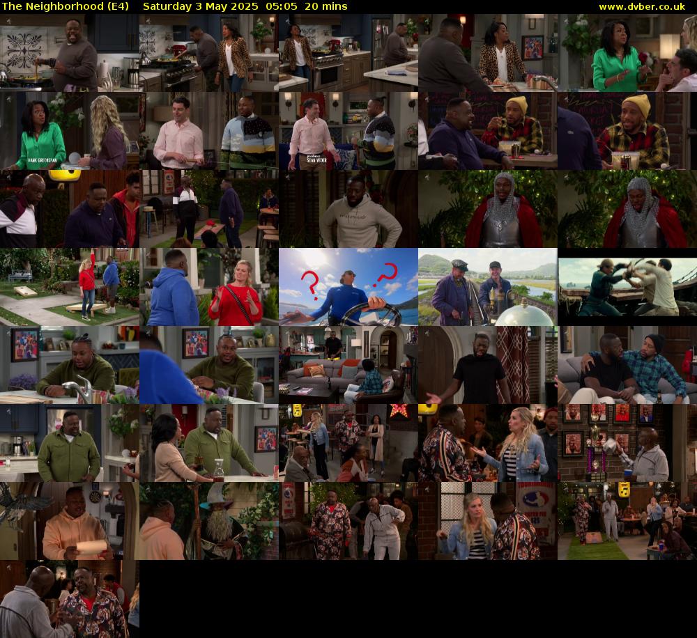 The Neighborhood (E4) Saturday 3 May 2025 05:05 - 05:25