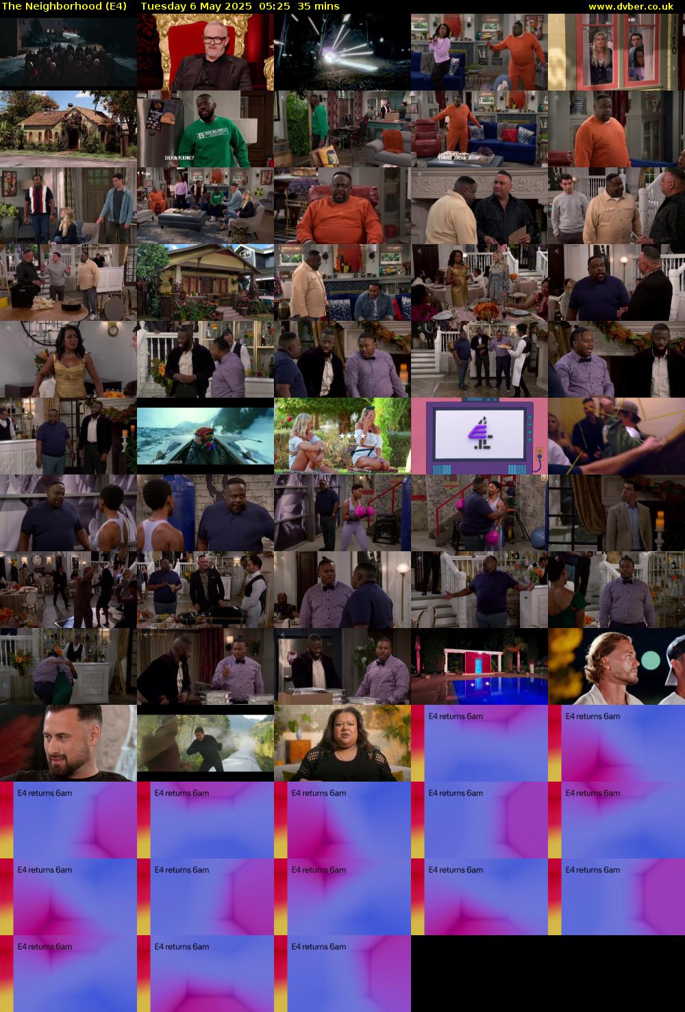 The Neighborhood (E4) Tuesday 6 May 2025 05:25 - 06:00