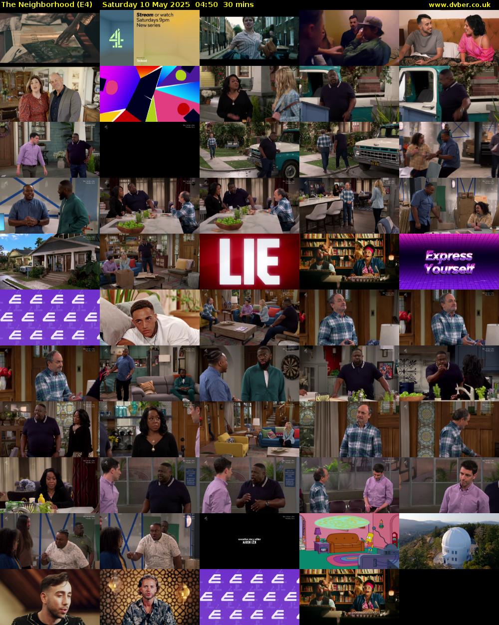 The Neighborhood (E4) Saturday 10 May 2025 04:50 - 05:20