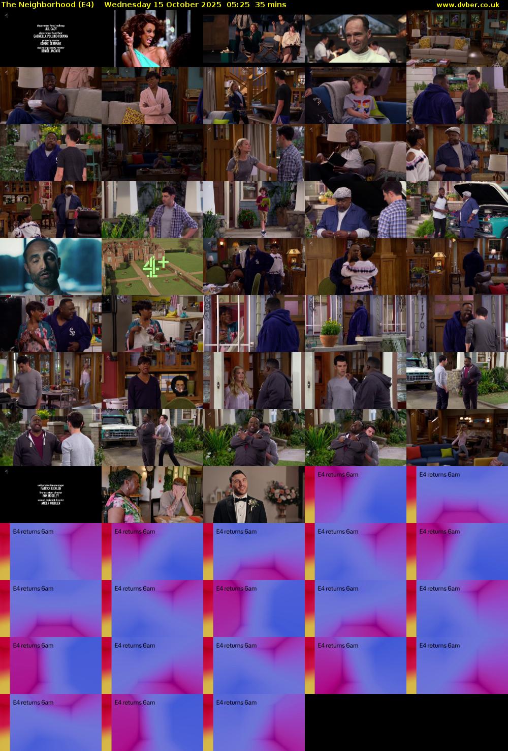 The Neighborhood (E4) Wednesday 15 October 2025 05:25 - 06:00