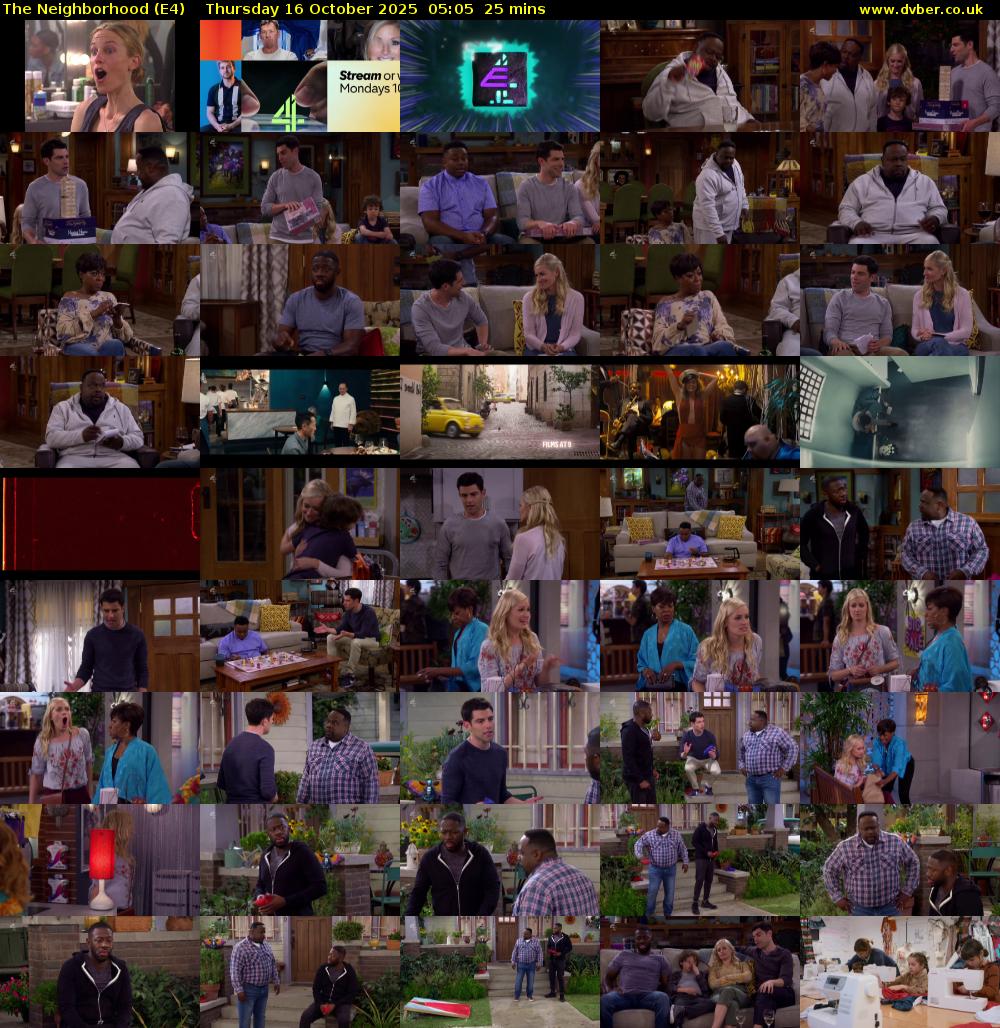 The Neighborhood (E4) Thursday 16 October 2025 05:05 - 05:30