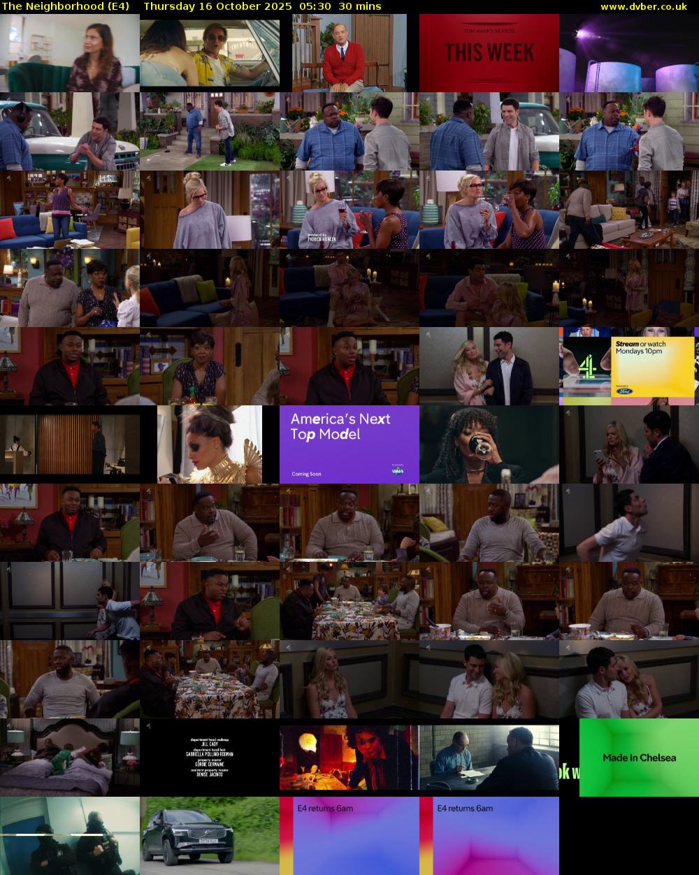 The Neighborhood (E4) Thursday 16 October 2025 05:30 - 06:00