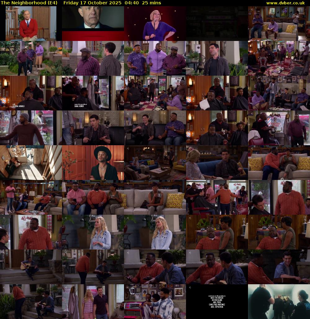 The Neighborhood (E4) Friday 17 October 2025 04:40 - 05:05