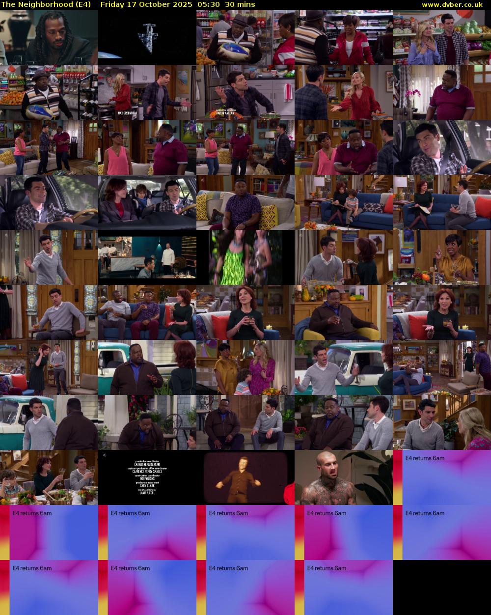 The Neighborhood (E4) Friday 17 October 2025 05:30 - 06:00