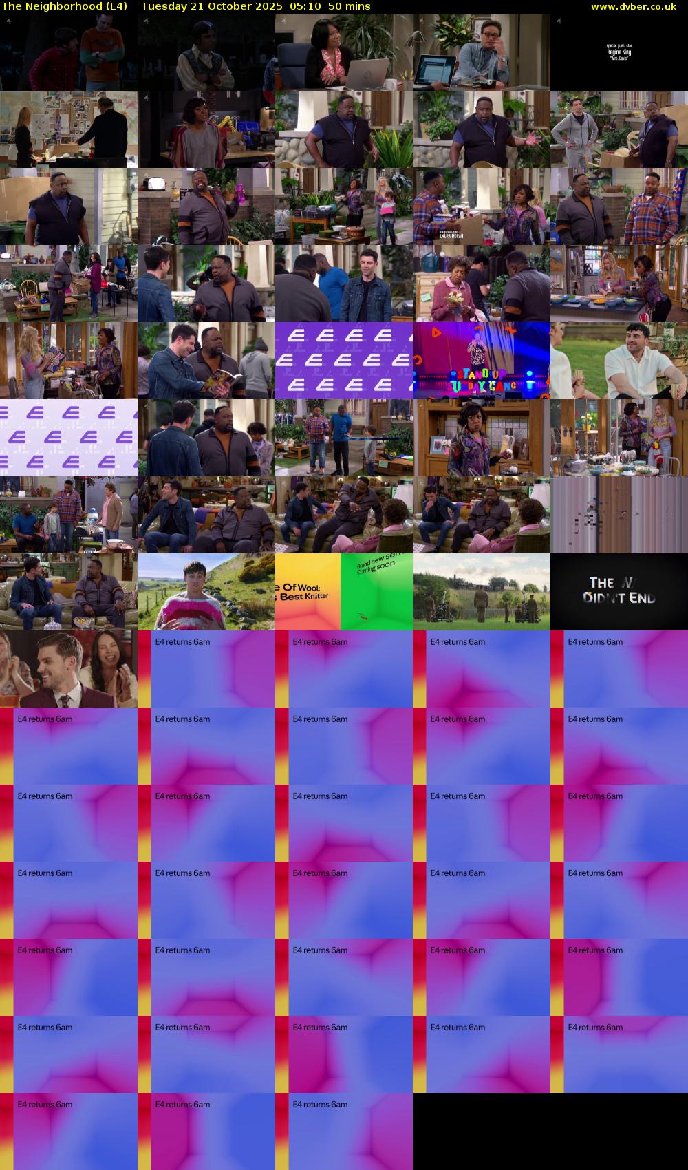 The Neighborhood (E4) Tuesday 21 October 2025 05:10 - 06:00