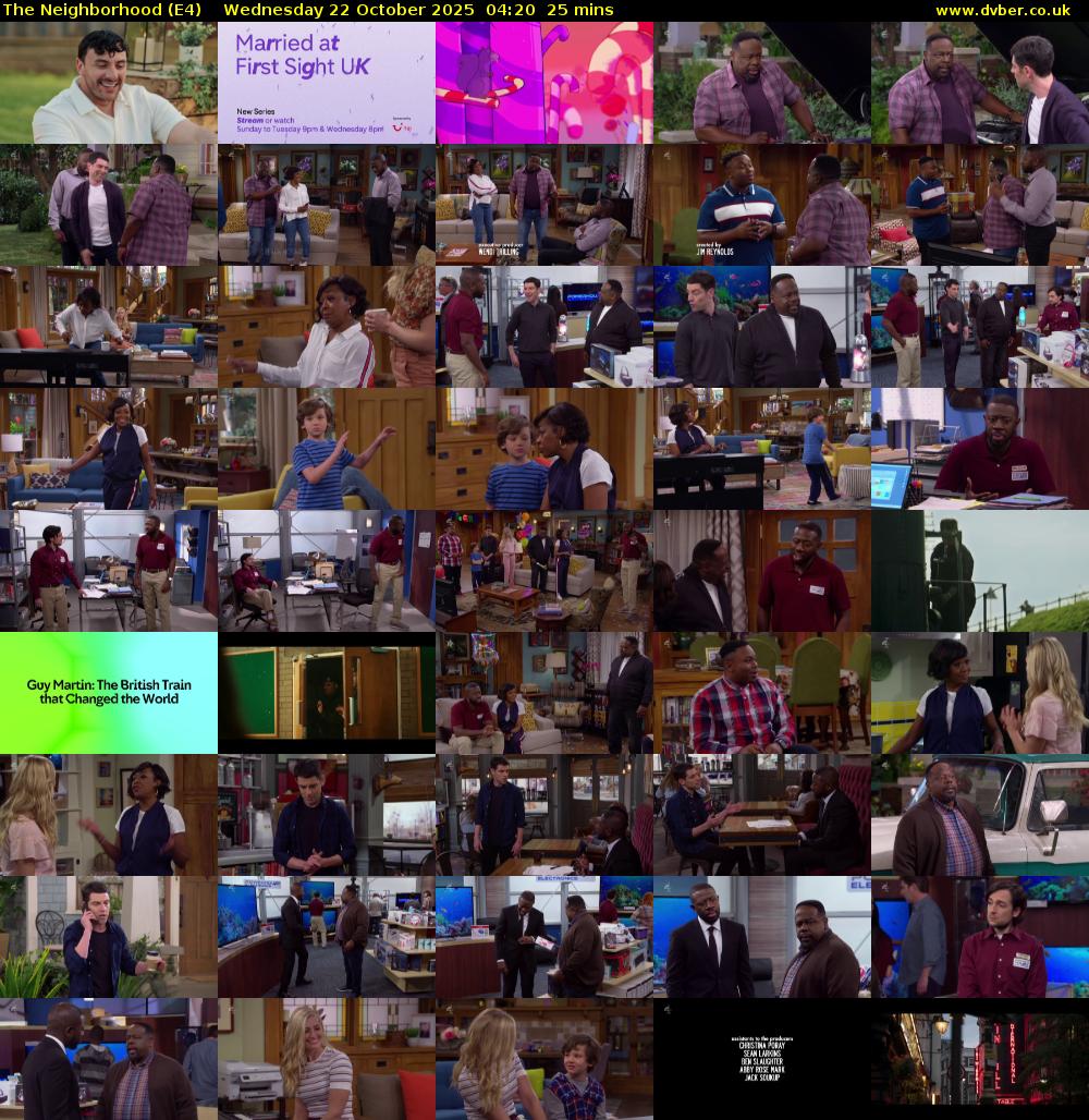 The Neighborhood (E4) Wednesday 22 October 2025 04:20 - 04:45