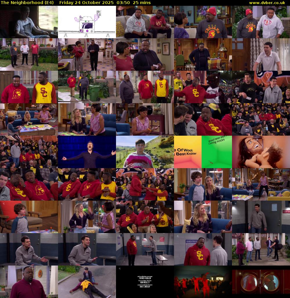 The Neighborhood (E4) Friday 24 October 2025 03:50 - 04:15