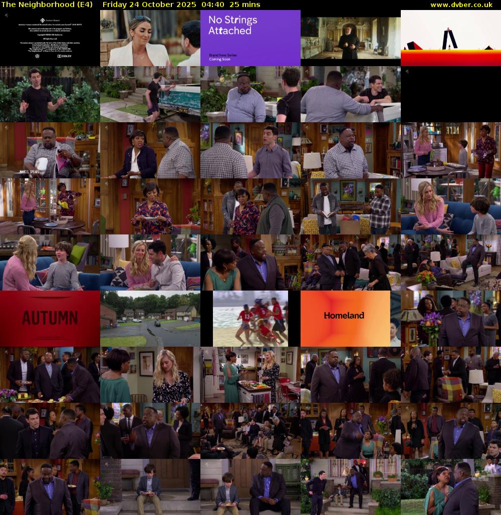 The Neighborhood (E4) Friday 24 October 2025 04:40 - 05:05