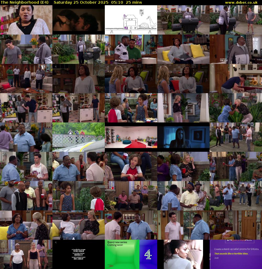 The Neighborhood (E4) Saturday 25 October 2025 05:10 - 05:35