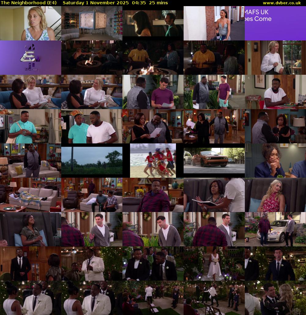 The Neighborhood (E4) Saturday 1 November 2025 04:35 - 05:00