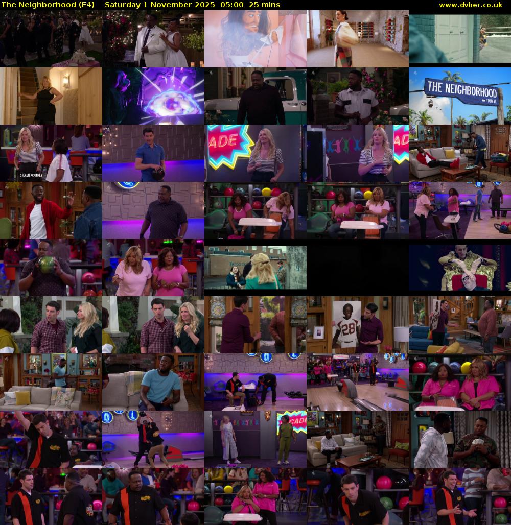 The Neighborhood (E4) Saturday 1 November 2025 05:00 - 05:25