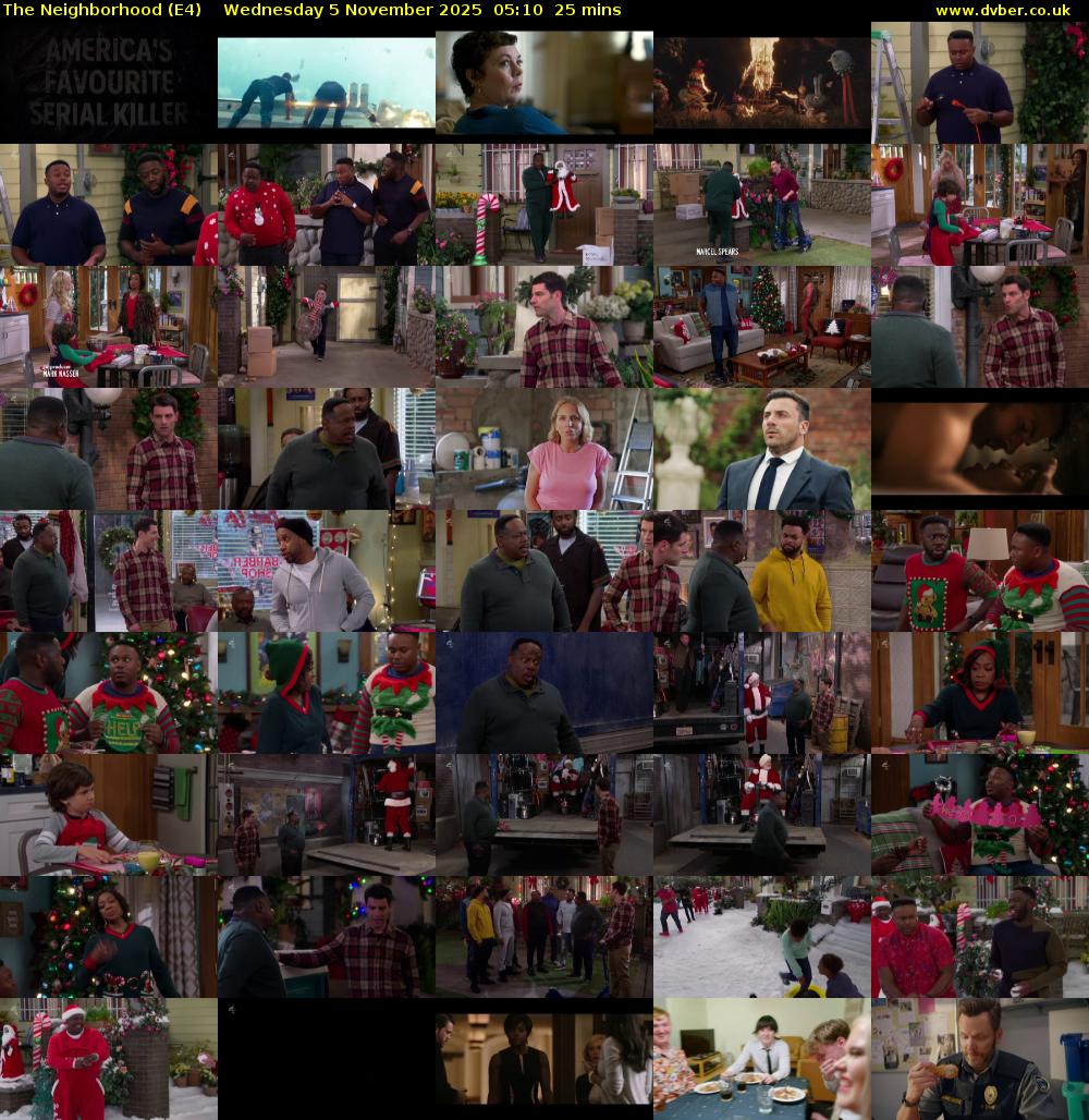 The Neighborhood (E4) Wednesday 5 November 2025 05:10 - 05:35