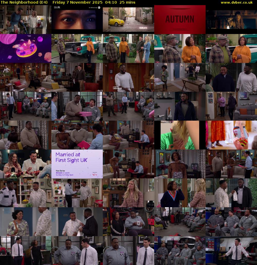 The Neighborhood (E4) Friday 7 November 2025 04:10 - 04:35