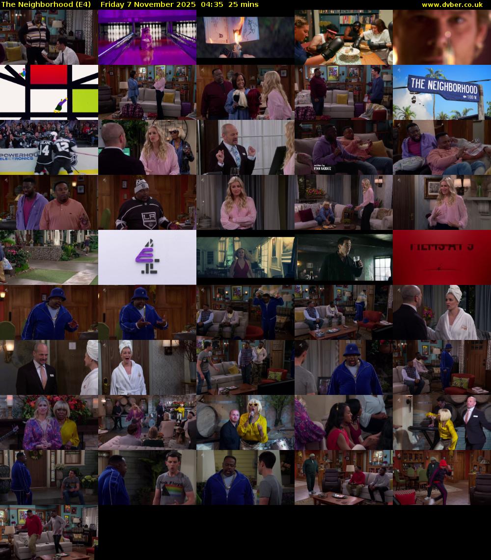 The Neighborhood (E4) Friday 7 November 2025 04:35 - 05:00