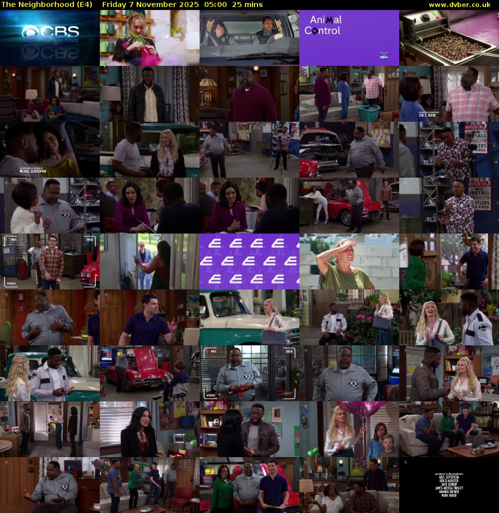 The Neighborhood (E4) Friday 7 November 2025 05:00 - 05:25