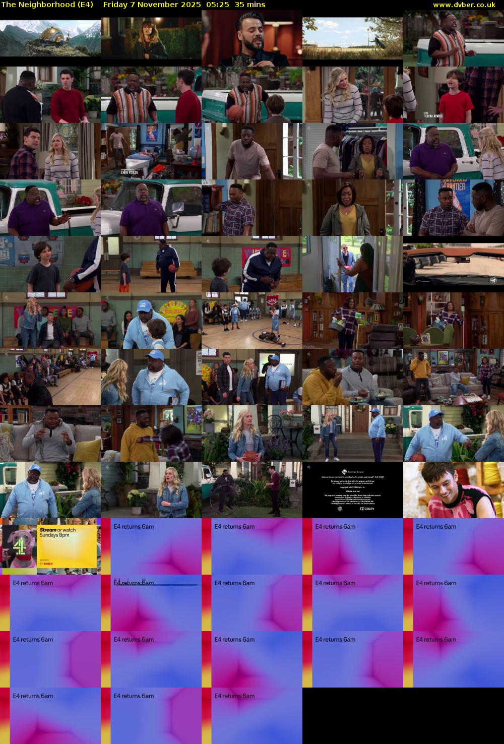 The Neighborhood (E4) Friday 7 November 2025 05:25 - 06:00