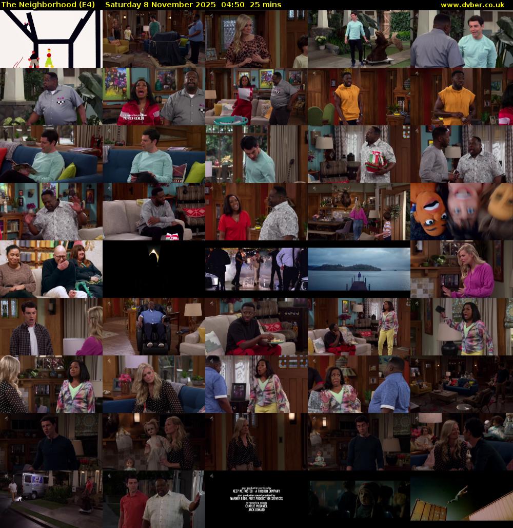 The Neighborhood (E4) Saturday 8 November 2025 04:50 - 05:15