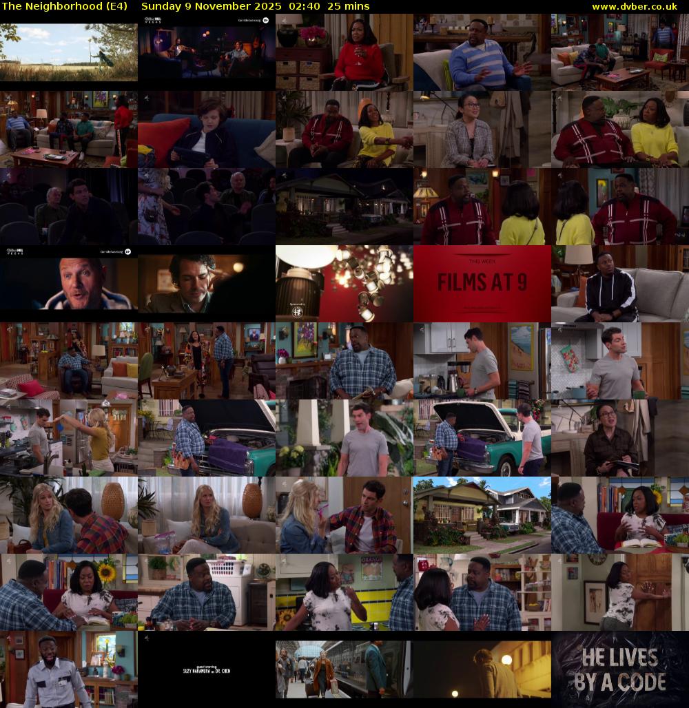 The Neighborhood (E4) Sunday 9 November 2025 02:40 - 03:05