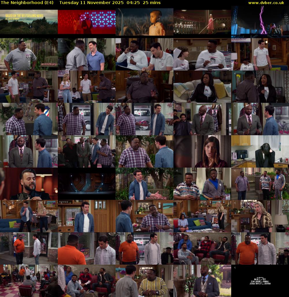 The Neighborhood (E4) Tuesday 11 November 2025 04:25 - 04:50