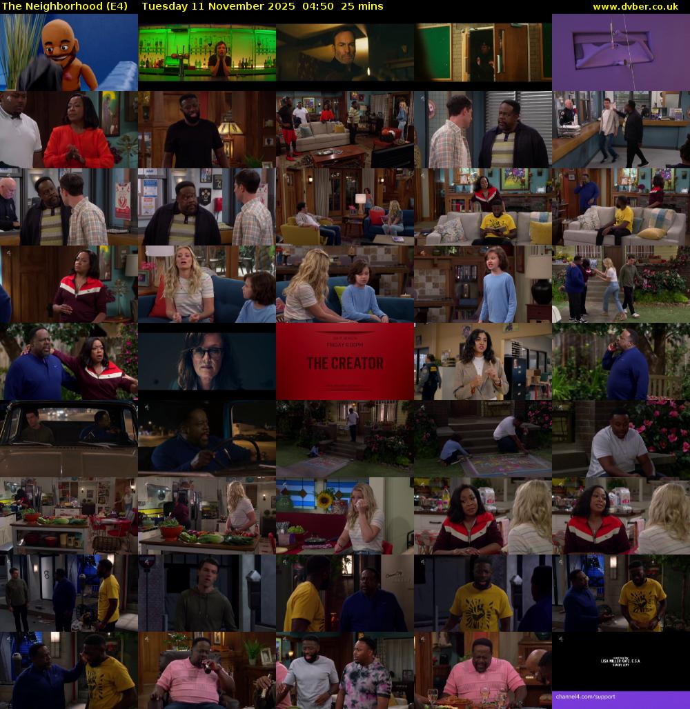 The Neighborhood (E4) Tuesday 11 November 2025 04:50 - 05:15