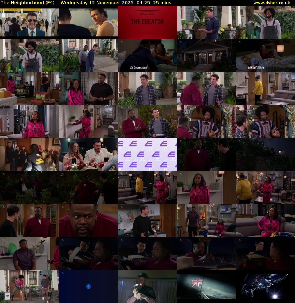 The Neighborhood (E4) Wednesday 12 November 2025 04:25 - 04:50