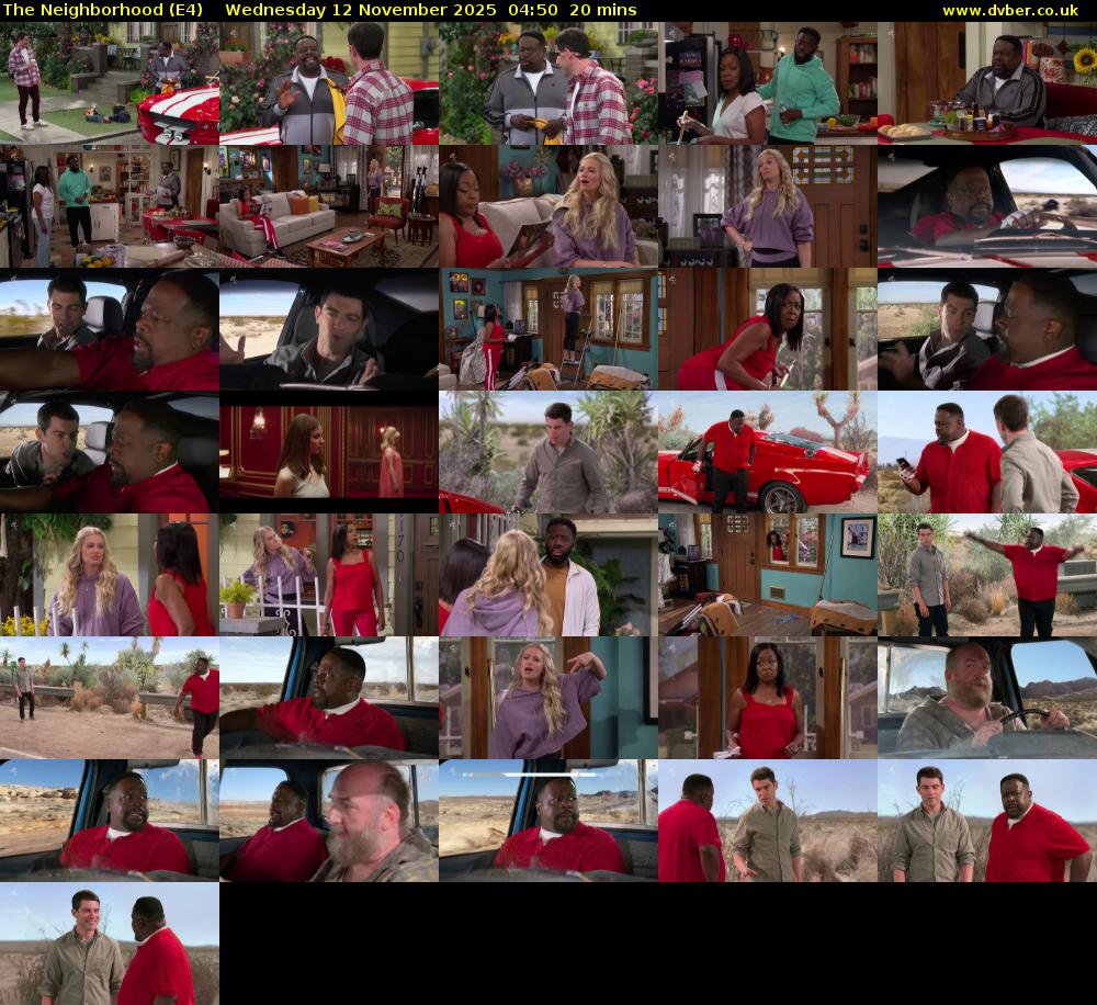 The Neighborhood (E4) Wednesday 12 November 2025 04:50 - 05:10