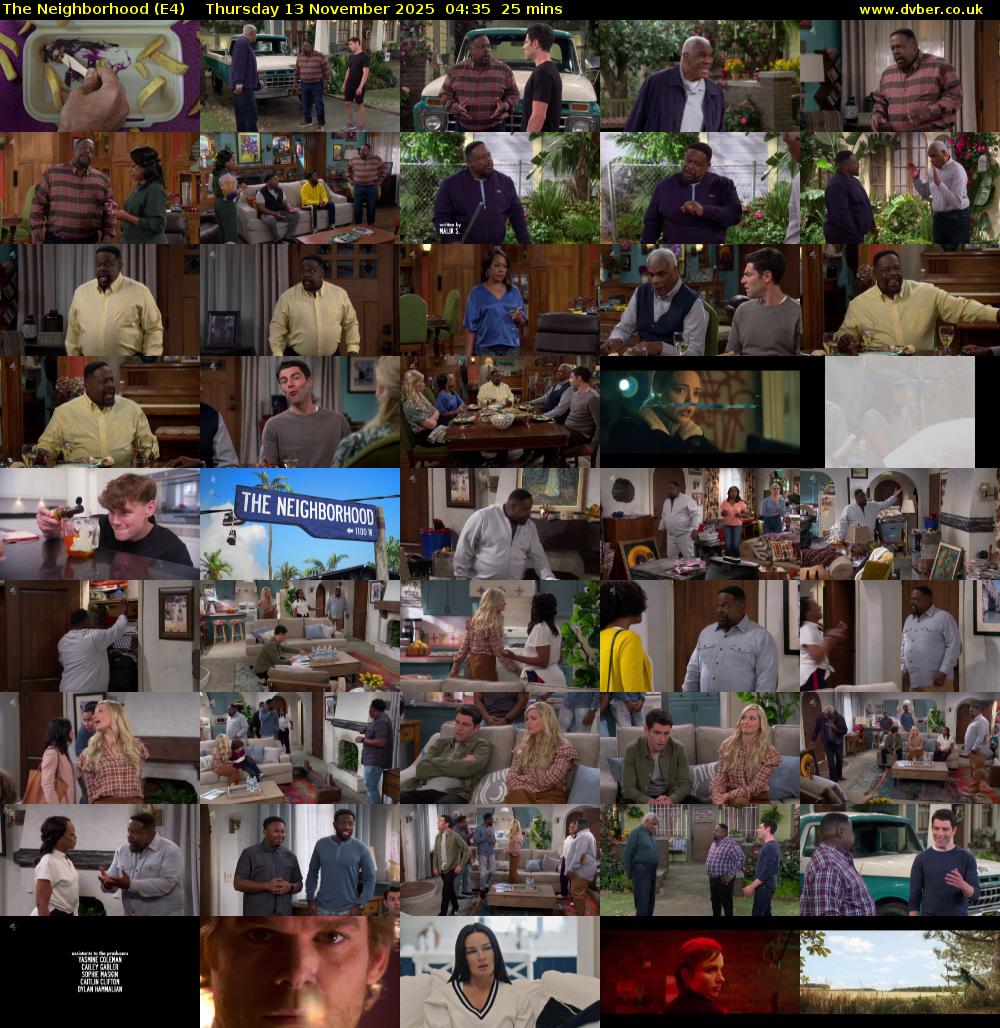 The Neighborhood (E4) Thursday 13 November 2025 04:35 - 05:00