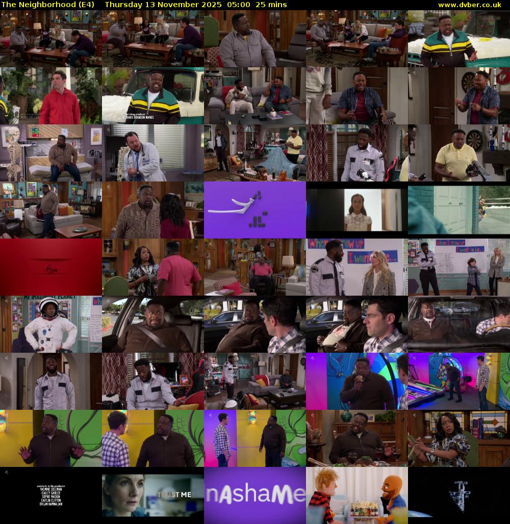 The Neighborhood (E4) Thursday 13 November 2025 05:00 - 05:25