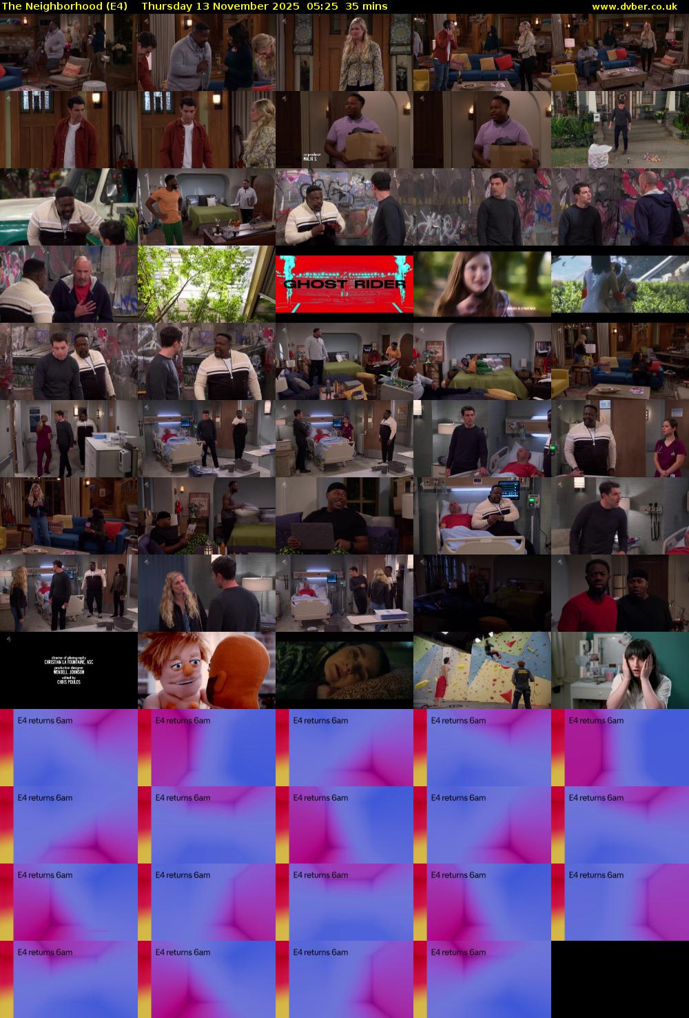 The Neighborhood (E4) Thursday 13 November 2025 05:25 - 06:00