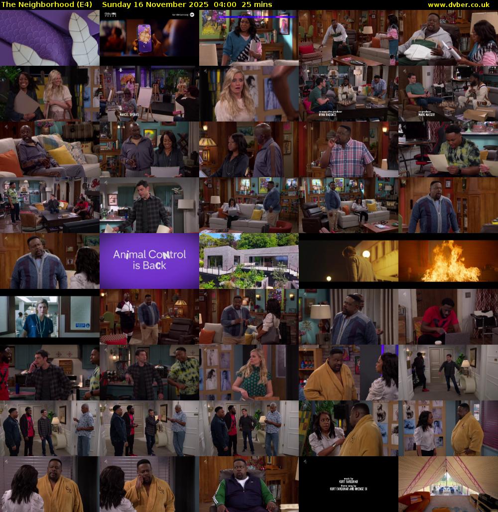 The Neighborhood (E4) Sunday 16 November 2025 04:00 - 04:25