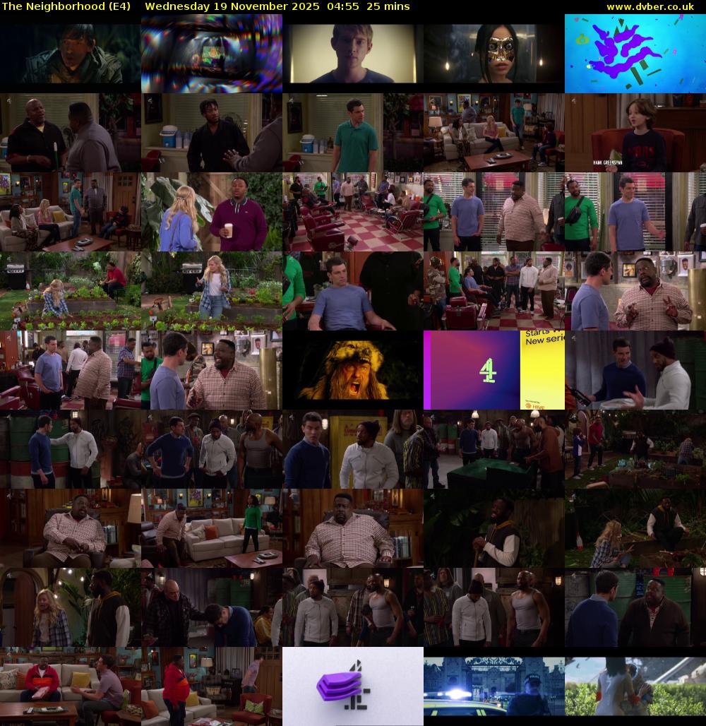 The Neighborhood (E4) Wednesday 19 November 2025 04:55 - 05:20