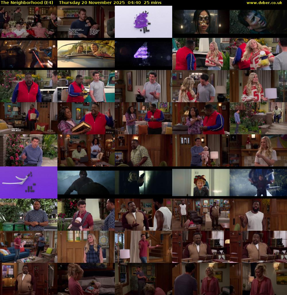 The Neighborhood (E4) Thursday 20 November 2025 04:40 - 05:05