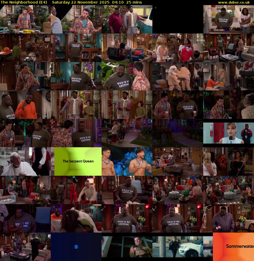 The Neighborhood (E4) Saturday 22 November 2025 04:10 - 04:35