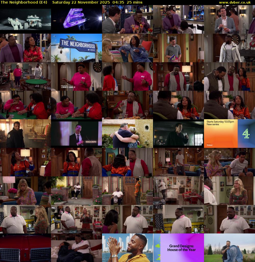 The Neighborhood (E4) Saturday 22 November 2025 04:35 - 05:00