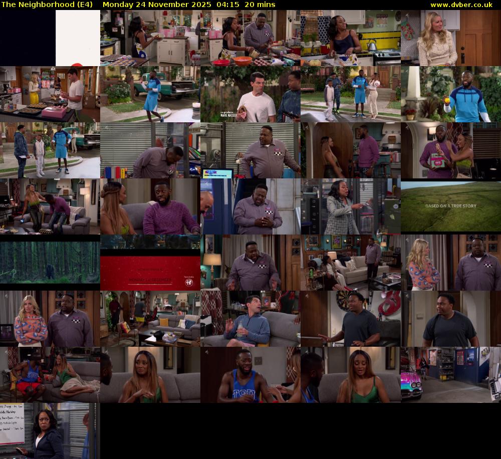 The Neighborhood (E4) Monday 24 November 2025 04:15 - 04:35