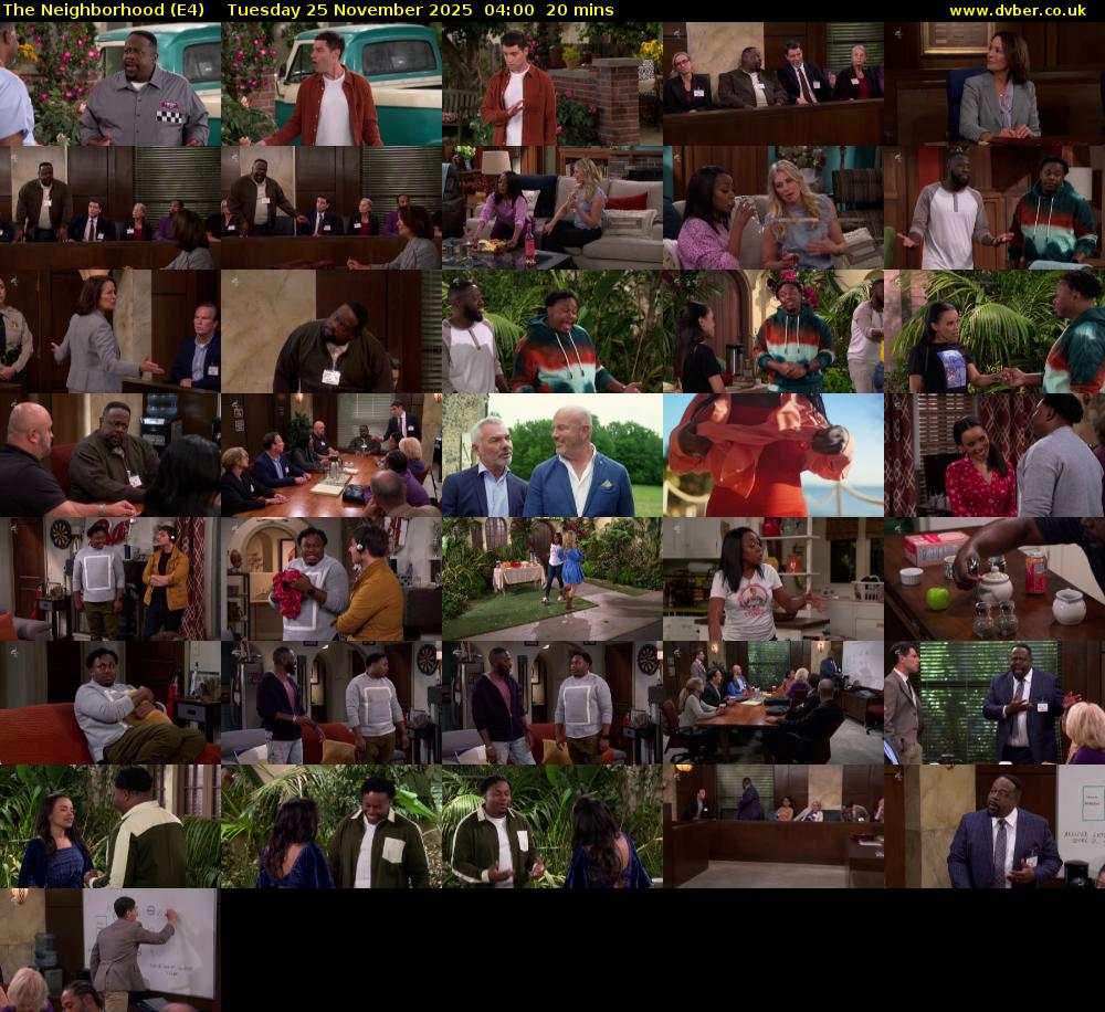The Neighborhood (E4) Tuesday 25 November 2025 04:00 - 04:20