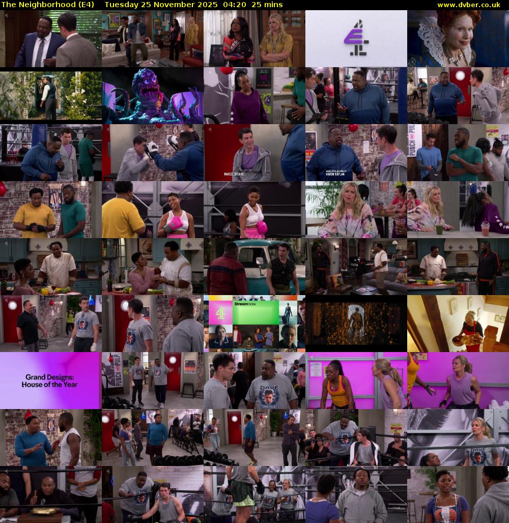 The Neighborhood (E4) Tuesday 25 November 2025 04:20 - 04:45