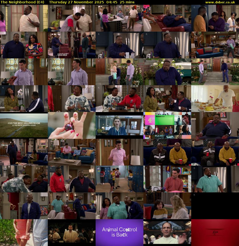The Neighborhood (E4) Thursday 27 November 2025 04:45 - 05:10