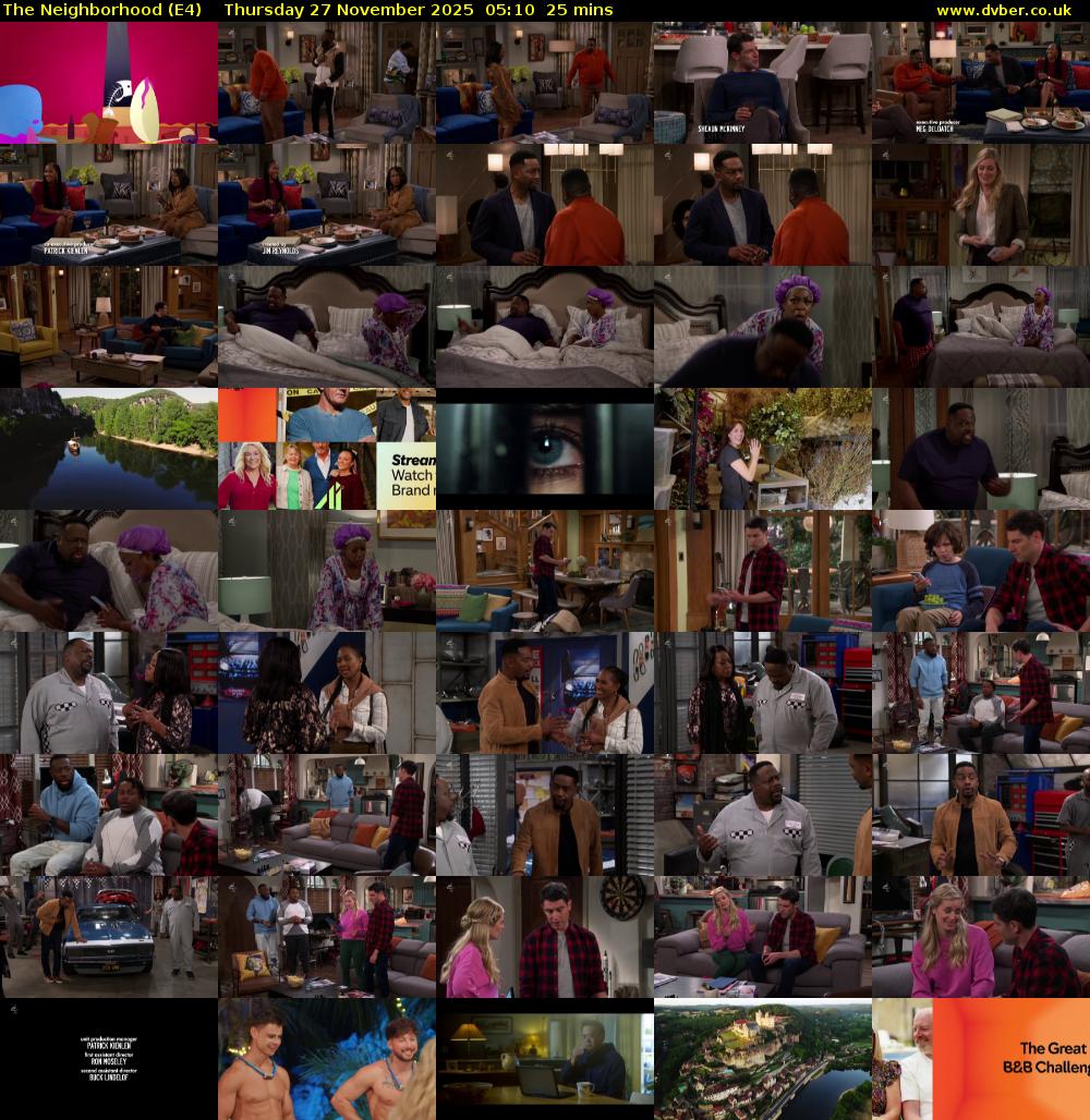 The Neighborhood (E4) Thursday 27 November 2025 05:10 - 05:35
